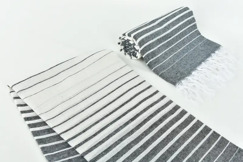 Bridal Shower Gifts, Custom Bath Towel, Turkish bath towel, Cotton towel, Valentines Day Gift For Her, 70x40 Cotton Striped Towel, Turkish Towel USA - 7