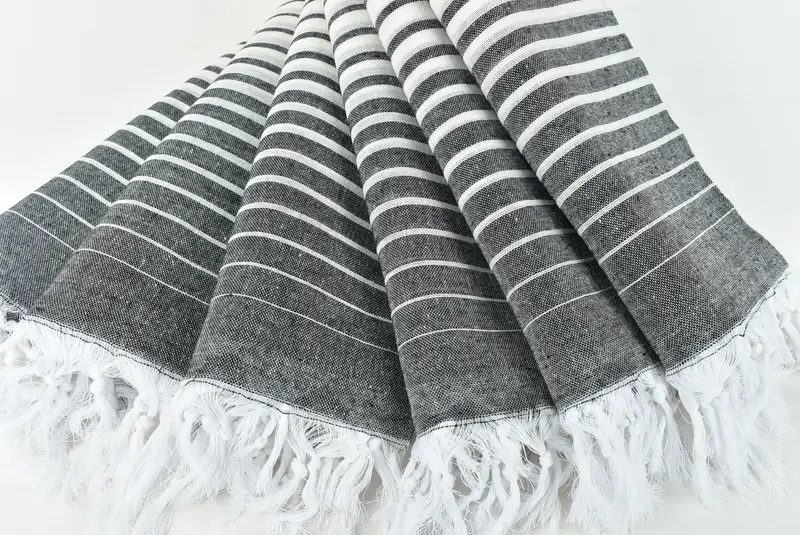 Bridal Shower Gifts, Custom Bath Towel, Turkish bath towel, Cotton towel, Valentines Day Gift For Her, 70x40 Cotton Striped Towel, Turkish Towel USA - 4
