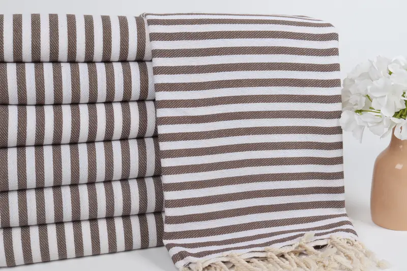 Wedding Favors, Peshtemal Towel, Bath towel, 70x40 Cotton Striped Towel, Bachelorette Party Favors Beach, Florida Bachelorette Party Favors - 2