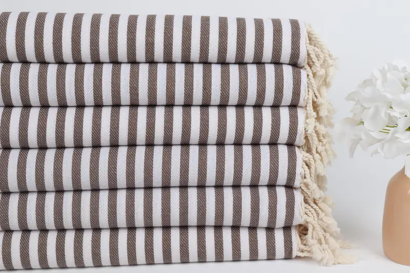 Wedding Favors, Peshtemal Towel, Bath towel, 70x40 Cotton Striped Towel, Bachelorette Party Favors Beach, Florida Bachelorette Party Favors - 3