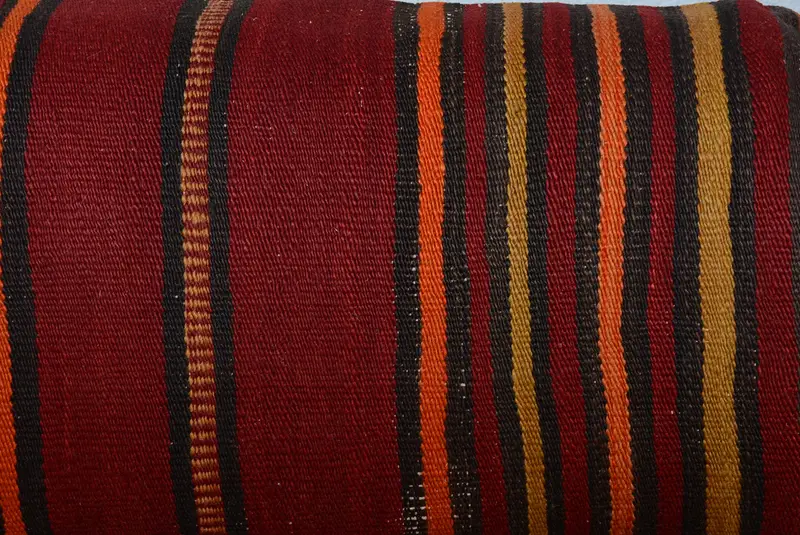 Cushion Cover, 16x48 Red Pillow, Pillow for Couch, Oriental Pillow, Boho Pillow Sham Cover, Shabby Chic Pillow Cover, Kilim Pillow - 3