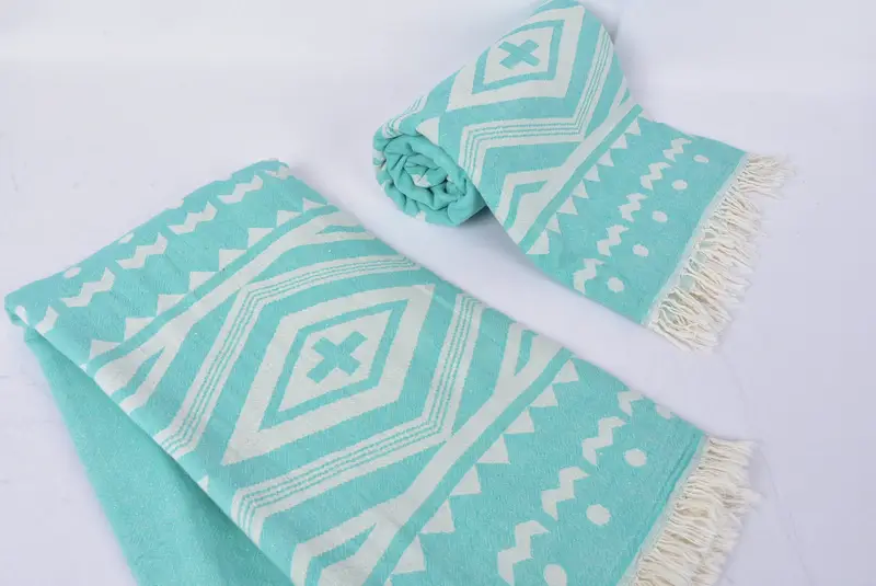 Custom Beach Towel, Luxury Beach Towel, Absorbent towel, Beach Towel Gift, 70x36 Cotton Plus Design Towel, Holiday Towel, Gift For Boyfriend - 7