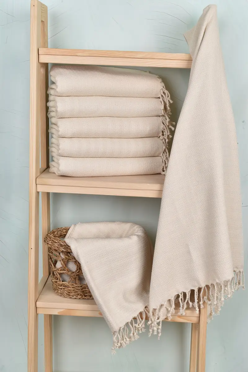Quick-dry towel, Bathroom Towel, Gym Towel, Beach towel, Peshtemal Towel USA, Decorative Towel, Monogrammed Beach Towel, 70x40 Cotton Chevron Towel - 3
