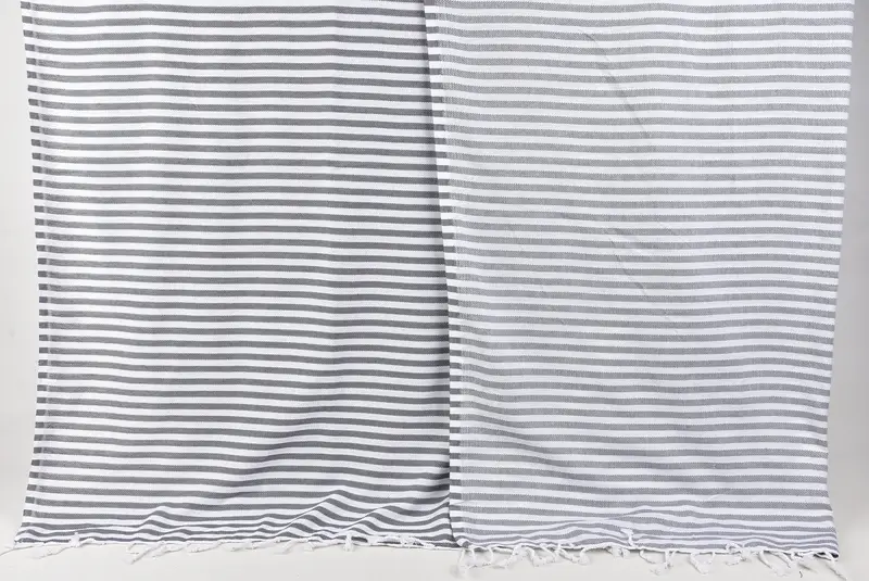 Wedding Favors, Custom Wedding Gifts, Turkish Blanket Queen, Bachelorette Gifts, Anniversary Gift For Her, 104x76 Cotton Striped Towel - 7