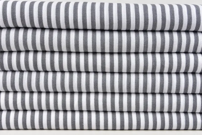 Wedding Favors, Custom Wedding Gifts, Turkish Blanket Queen, Bachelorette Gifts, Anniversary Gift For Her, 104x76 Cotton Striped Towel - 2