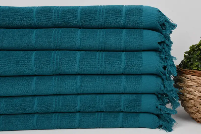 40x18 Cotton Striped Terry Towel, Personalized Hand Towel, Bachelorette Towel, Monogrammed Hand Towel, Personalized Gift, Christmas Hand Towel - 2
