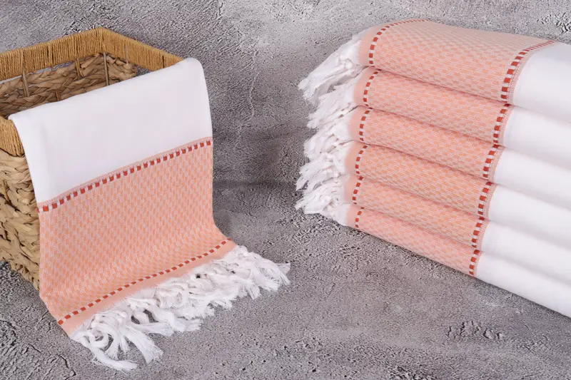 Monogram Beach Towel, 70x40 Cotton Striped Towel, Turkish Towel Beach Towel, Personalized Turkish Towel, Wedding Day Gift For Bride, Travel towel - 3