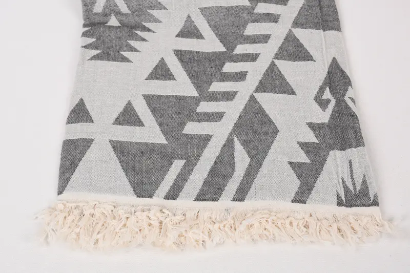 Travel towel, 76x40 Cotton Geometric Towel, Kids Beach Towel, Bachelorette Towel, Turkish Towel USA, Personalize Gift, Yoga Towel, Wedding Gift - 4