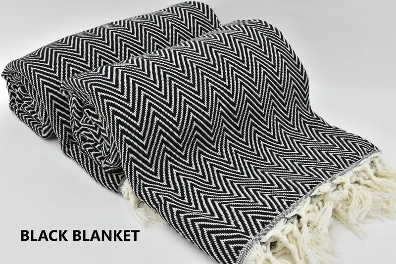 Turkish Towel Beach Blanket, Turkish Blanket Queen, Gift For Mom, Boho Throw Blankets, Housewarming Gift, Beach Wedding Favor, Turkish Blanket - 5