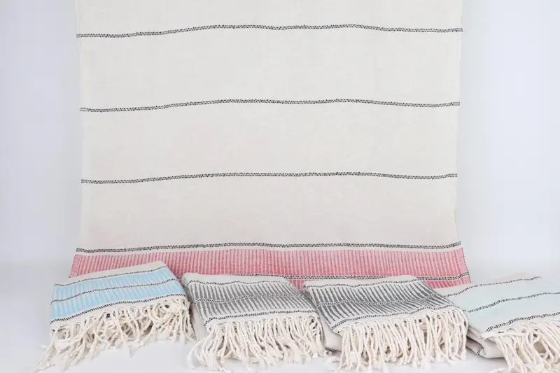Gift For Coworker, 70x40 Cotton Striped Towel, Bridesmaid Gift, Custom Name Towel, Beach Towel Gift, Turkish Beach Towel Monogram, Best Friend Gift - 8