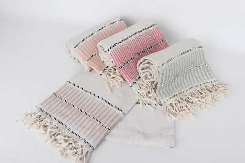 Gift For Coworker, 70x40 Cotton Striped Towel, Bridesmaid Gift, Custom Name Towel, Beach Towel Gift, Turkish Beach Towel Monogram, Best Friend Gift - 4