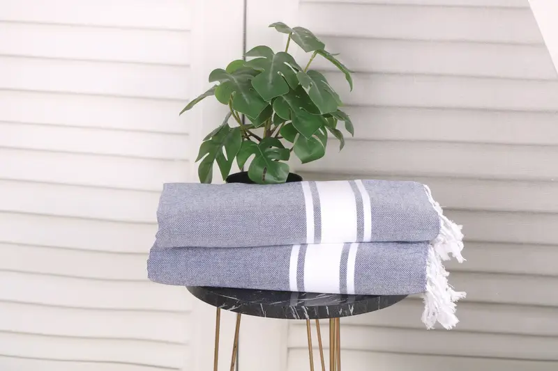 Turkish Tea Towel, 36x24 Cotton Striped Towel, Personalized Gift, Gym Towel, Bridesmaid Gifts, Bridesmaid Towel, Bachelor Bachelorette Party Favors - 3