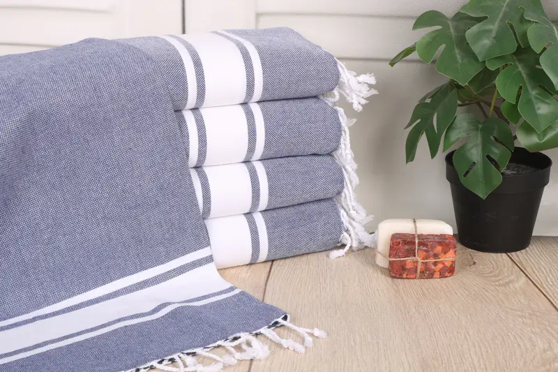 Turkish Tea Towel, 36x24 Cotton Striped Towel, Personalized Gift, Gym Towel, Bridesmaid Gifts, Bridesmaid Towel, Bachelor Bachelorette Party Favors - 1