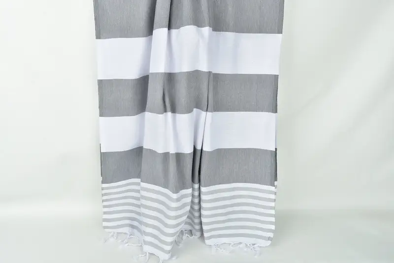 70x40 Cotton Striped Towel, Personalized Wedding Gift For Couple, Handmade Gift, Lightweight towel, Embroidered Turkish Towel, Custom Wedding Gift - 8