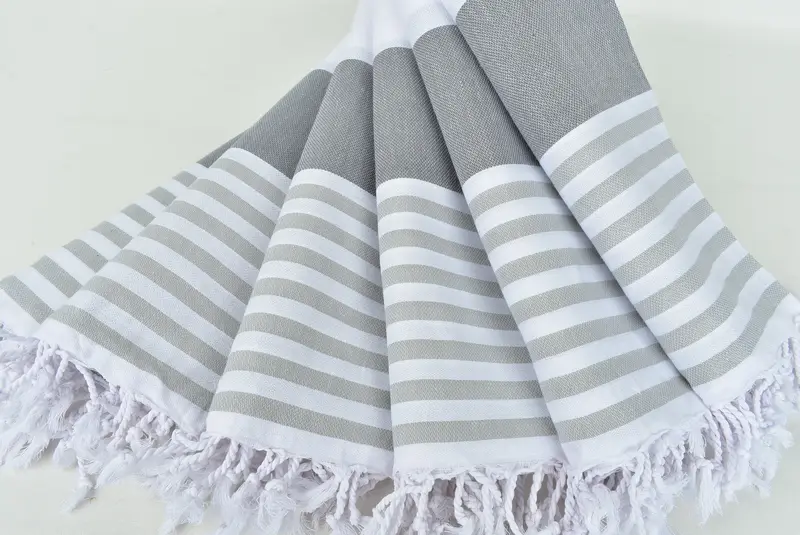 70x40 Cotton Striped Towel, Personalized Wedding Gift For Couple, Handmade Gift, Lightweight towel, Embroidered Turkish Towel, Custom Wedding Gift - 4