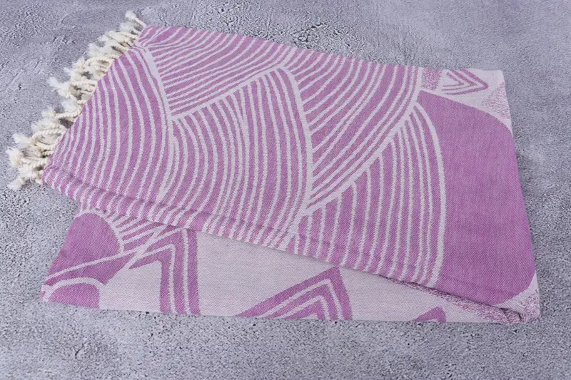 Turkish Beach Towel Monogram, Home Gift, Wedding Gift, Summer Gift, 68x40 Cotton Striped Design Towel, Custom Beach Towel, Embroidery Towel - 7