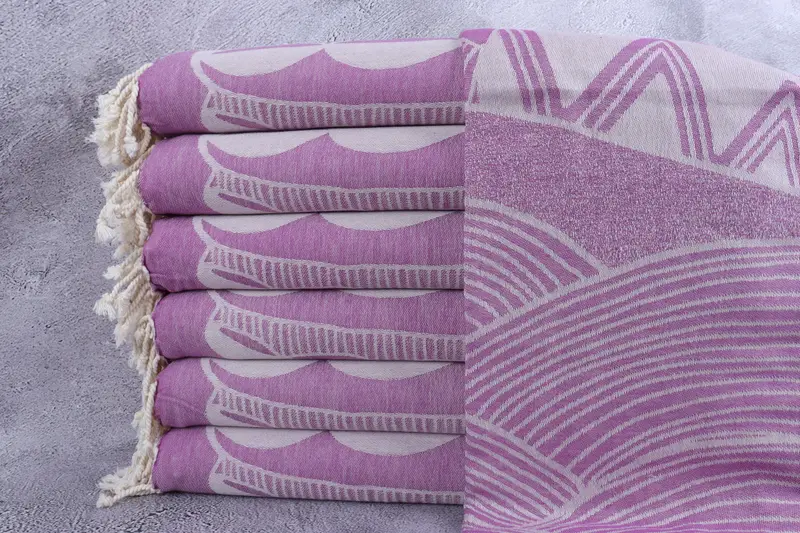 Turkish Beach Towel Monogram, Home Gift, Wedding Gift, Summer Gift, 68x40 Cotton Striped Design Towel, Custom Beach Towel, Embroidery Towel - 2