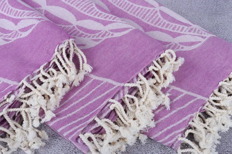 Turkish Beach Towel Monogram, Home Gift, Wedding Gift, Summer Gift, 68x40 Cotton Striped Design Towel, Custom Beach Towel, Embroidery Towel - 6