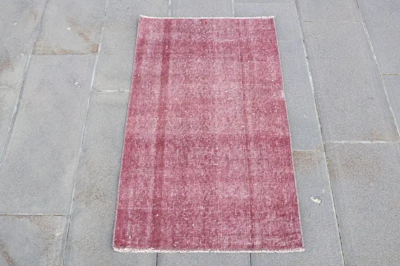 Mor Patchwork Halı, 2x3 ft Zarif İlave