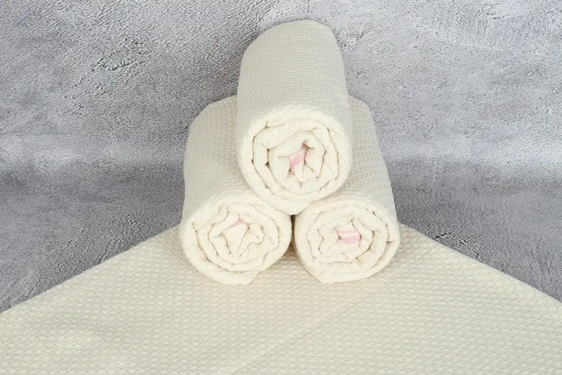 Personalized Gift, Embroidery Towels, Embroidery Towel, Bachelor Gifts, Organic Turkish towel, Peshtemal Towel, 68x36 Cotton Striped Towel - 7