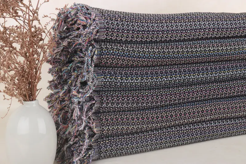 Bath Towel Black Cotton Towel, Gift for Her, 40x71 Inches