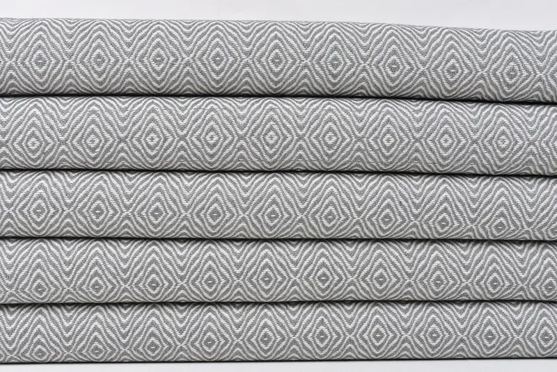 Personalisiertes Geschirrtuch, Valentinstagsgeschenk für sie, Brautjungferngeschenke, Monogramm -Geschirrtuch, Custom Handtuch, 36x18 Baumwoll -Zickzack -Diamanttuch - 2