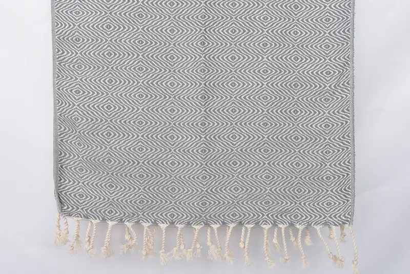 Personalisiertes Geschirrtuch, Valentinstagsgeschenk für sie, Brautjungferngeschenke, Monogramm -Geschirrtuch, Custom Handtuch, 36x18 Baumwoll -Zickzack -Diamanttuch - 8