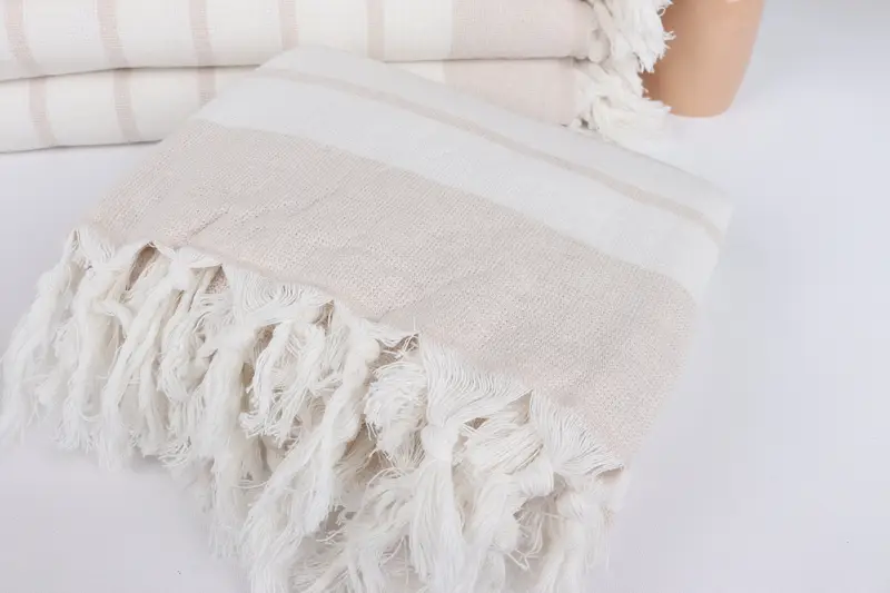 House Warming Gift, 68x39 Cotton Striped Towel, Turkish Towel USA, Wedding Gifts Towel, Best Beach Towel, Gym Towel, Bridemaids Beach Towel - 5