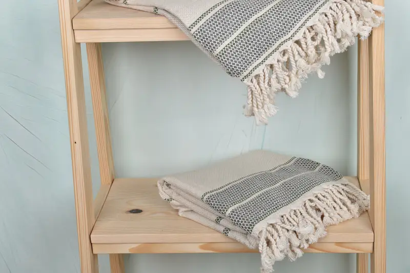 Sand-resistant towel, Quick-dry travel peshtemal towel, Beach Size Towel, 70x36 Linen Striped Towel, Bachelor Gifts, Beach towel, Wedding Gift Ideas - 5
