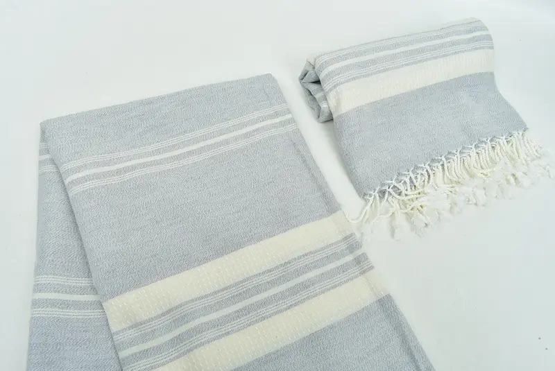 Bridesmaid Proposal Gift, Best Beach Towel, Quick-dry towel, Personalized Gifts, Holiday Towel, Customized Turkish Towel, 60x38 Cotton Striped Towel - 7
