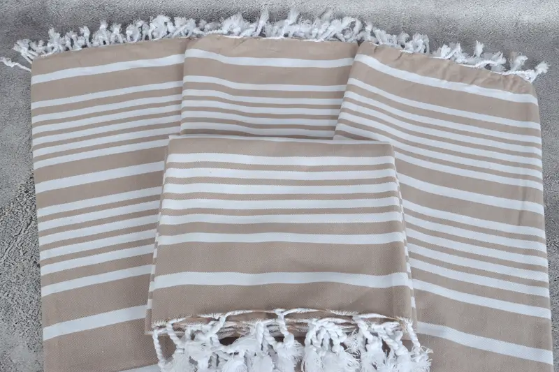 Summer Towel, Turkish Towel Beach, 80x40 Cotton Striped Towel, Personalized Bridesmaid Gift, Bridesmaid Gifts Personalized, Lightweight towel - 4