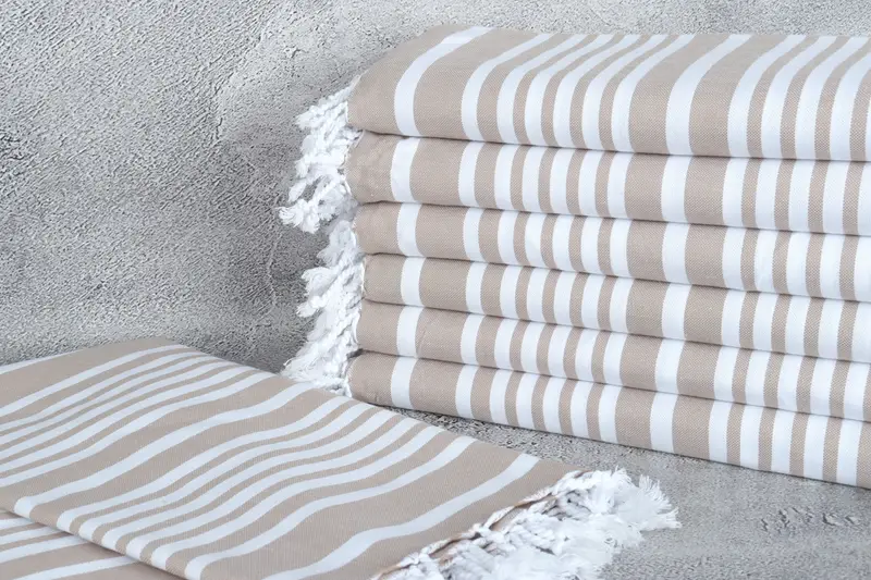 Summer Towel, Turkish Towel Beach, 80x40 Cotton Striped Towel, Personalized Bridesmaid Gift, Bridesmaid Gifts Personalized, Lightweight towel - 2