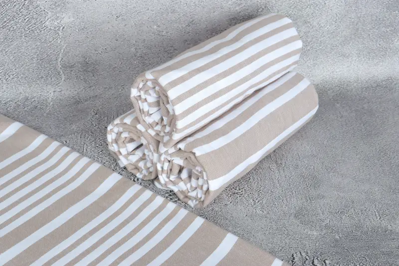 Summer Towel, Turkish Towel Beach, 80x40 Cotton Striped Towel, Personalized Bridesmaid Gift, Bridesmaid Gifts Personalized, Lightweight towel - 8