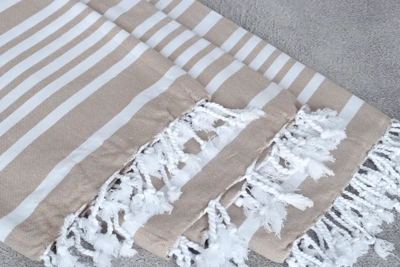Summer Towel, Turkish Towel Beach, 80x40 Cotton Striped Towel, Personalized Bridesmaid Gift, Bridesmaid Gifts Personalized, Lightweight towel - 5