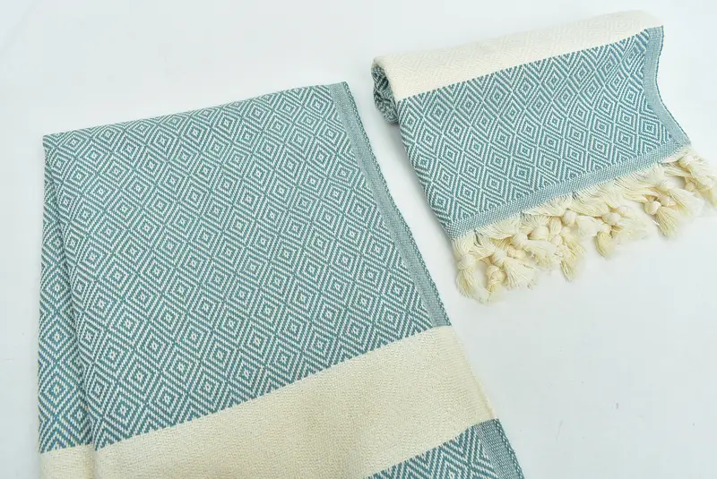 Ev ısınma hediyesi, kişiselleştirilmiş hediye, banyo havlu, en iyi düğün hediyesi, Türk çay havlu, 36x20 pamuklu elmas havlu, monogramlı Türk havlu - 7