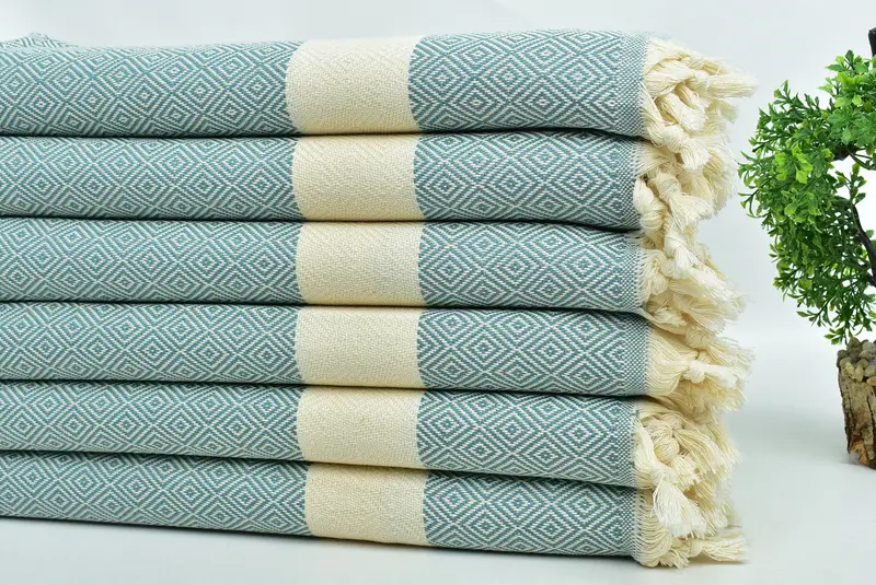 Ev ısınma hediyesi, kişiselleştirilmiş hediye, banyo havlu, en iyi düğün hediyesi, Türk çay havlu, 36x20 pamuklu elmas havlu, monogramlı Türk havlu - 3
