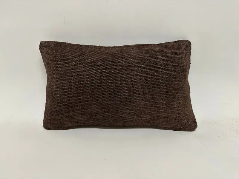 Home Decor Pillow, Southwestern Cushion, 12x20 Brown Cushion Cover, Gift Pillow, Turkish Kilim Pillow, Bench Pillow Sham, Pillow Sham - 1