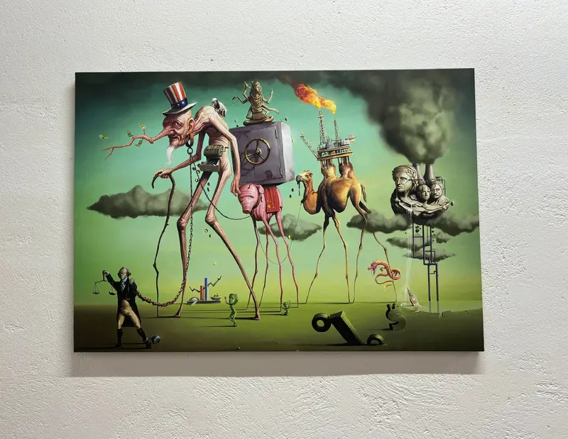 サルバドール ダリのアメリカン ドリーム: 超現実的なキャンバス アート プリント