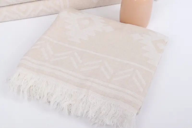 Peshtemal Towel USA, Home Decor Gifts, Custom Towel Beach, Turkish beach towel, Bachelorette Party Gift, Bachelor Gift, 74x40 Cotton Geometric Towel - 6