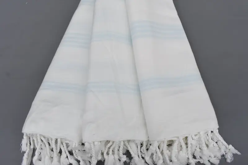 Summer Towel, Handmade Gift, Bachelorette Party Gifts For Bride, Gift For Him, Luxury towel, 70x36 Cotton Striped Towel, Bachelor Party Gifts - 3