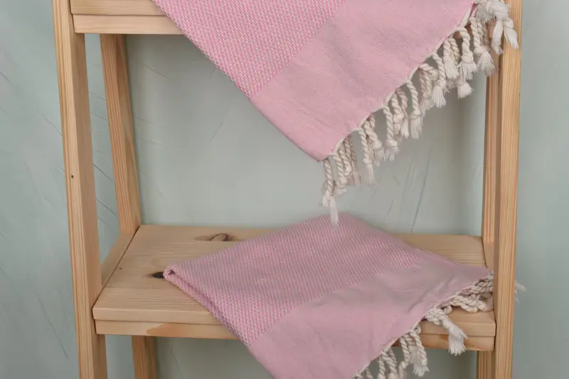 Monogram Mutfak Havlu, Türk Havlu El Havlusu, Hediye, 44x24 Pamuklu Polka Nokta Havlu, Organik Havlu, Küçük Banyo Havlu, Gelin Duş İyiliği - 5