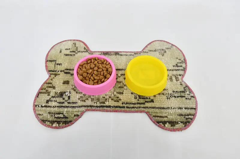 Mantel individual redondo de lana beige y marrón bohemio, mantel individual de diseño bohemio tradicional