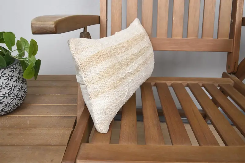 8x16 Beige Pillow Sham, Luxury Pillow, Turkish Pillow, Outdoor Bolster Cushion Cover, Pillow for Couch, Cushion, Kilim Cushion Sham - 2