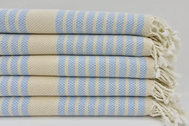 Beach Towel Personalized, 70x40 Cotton Striped Towel, Lightweight Turkish towel, Grandma Gift, Scarf Towel, Wedding Favors, Personalized Beach Towel - 1