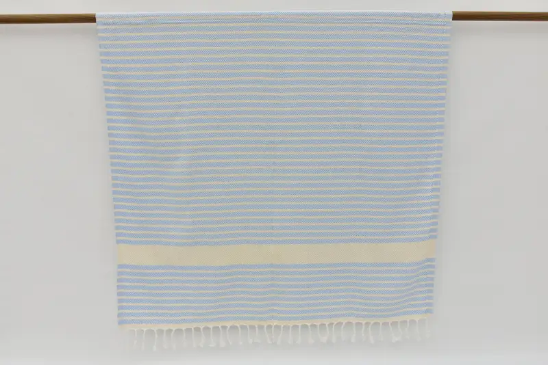 Beach Towel Personalized, 70x40 Cotton Striped Towel, Lightweight Turkish towel, Grandma Gift, Scarf Towel, Wedding Favors, Personalized Beach Towel - 8