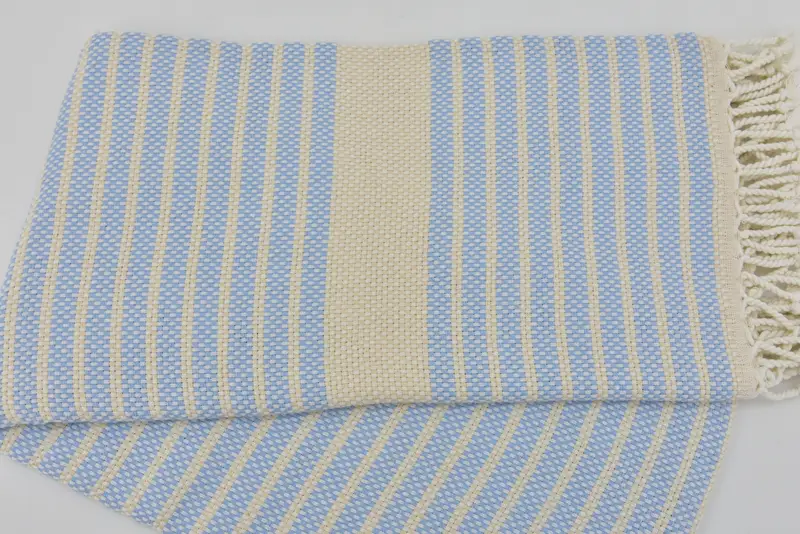 Beach Towel Personalized, 70x40 Cotton Striped Towel, Lightweight Turkish towel, Grandma Gift, Scarf Towel, Wedding Favors, Personalized Beach Towel - 5
