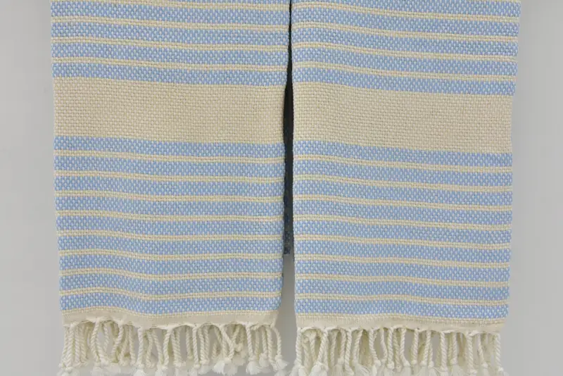 Beach Towel Personalized, 70x40 Cotton Striped Towel, Lightweight Turkish towel, Grandma Gift, Scarf Towel, Wedding Favors, Personalized Beach Towel - 4