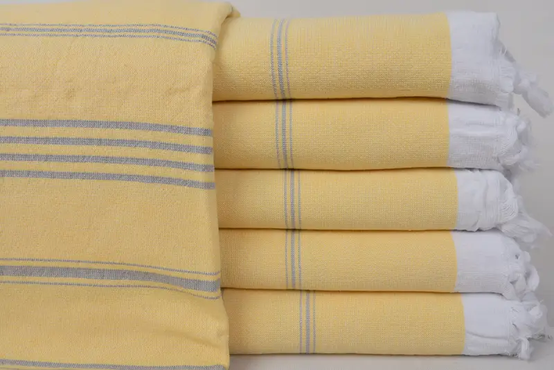 Wedding Gift For Bride, Turkish Towel Set, Bachelor Bachelorette Party Favors, Housewarming Gift, 68x36 Cotton Striped Terry Towel, Bachelor Gifts - 2