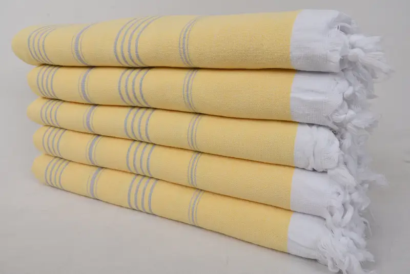 Wedding Gift For Bride, Turkish Towel Set, Bachelor Bachelorette Party Favors, Housewarming Gift, 68x36 Cotton Striped Terry Towel, Bachelor Gifts - 1