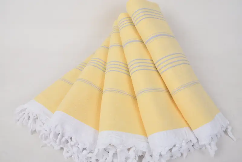 Wedding Gift For Bride, Turkish Towel Set, Bachelor Bachelorette Party Favors, Housewarming Gift, 68x36 Cotton Striped Terry Towel, Bachelor Gifts - 5